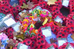 Cheshire Great War Society wreath at the Cenotaph in London, 2018