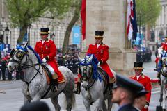 King's Procession at the Coronation of Charles III and Camilla