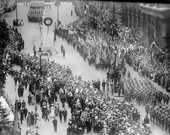 Victory Parade at Whitehall London American Troops 1919