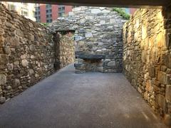 Irish Hunger Memorial in Manhattan New York City