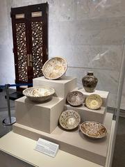 ceramic vessels with metal lustre from the Fatimid era in the National Museum of Egyptian Civilization