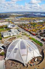 Biôdome seen from the Olympic Stadium Tower