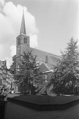 Engelse kerk in black and white, 14 September 1972