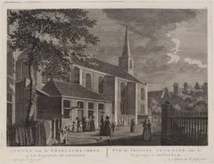 View of the English Church at the Begijnhof in Amsterdam, etched by H. P. Schouten and Pierre Fouquet circa 1775