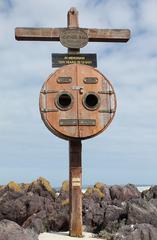 Heather Bam monument at Bloubergstrand