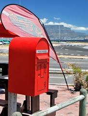 Post box in Bloubergstrand, South Africa