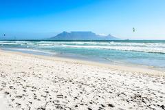 Bloubergstrand beach with Table Mountain in the background