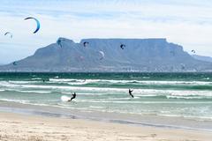 Bloubergstrand beach with Table Mountain in the background