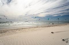 Bloubergstrand beach with Table Mountain in the background, South Africa