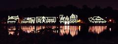 Boathouse Row at night