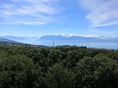 view from Sauvabelin Tower towards the southeast