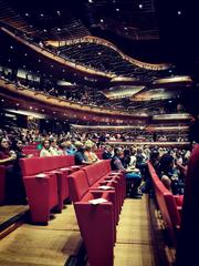 Inside Dubai Opera house showcasing its convertible seating arrangement