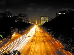 23 de Maio Avenue and Obelisk in São Paulo