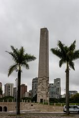 Scenic view of a lake surrounded by lush greenery at Ibirapuera Park