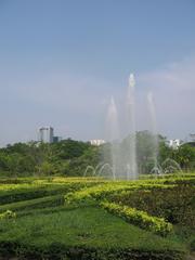 a panoramic view of Queens Park