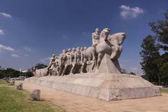 Monumento às Bandeiras at Ibirapuera Park in São Paulo