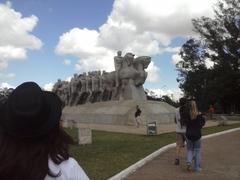 Statue in memory of the bandeirantes located in Ibirapuera Park