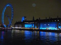 County Hall and London Eye from Westminster Bridge