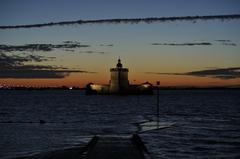 Fort Louvois at sunset