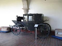 Carriage once used by President Porfirio Diaz on display at the Regional Museum of Guadalajara