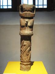 Pre-Hispanic column from Guadalajara at the Regional Museum of Guadalajara