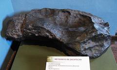 Zacatecas Meteorite on display at the Regional Museum of Guadalajara