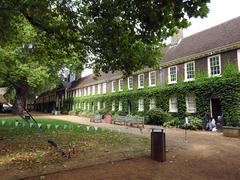 Historical almshouses built around 1715, now part of the Geffrye Museum of the Home