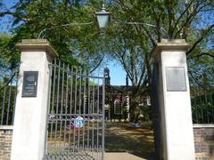 Entrance gates, Geffrye Museum, Kingsland Road E2