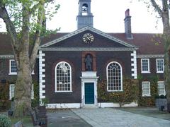 Portico of the Geffrye Museum, London