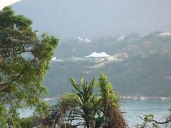 Hong Kong Museum of Coastal Defence seen from Kowloon across the Lei Yue Mun Channel