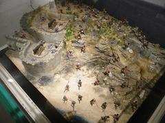 Diorama showing the Battle of Shajiao Battery, January 1841.