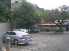 Museum of Coastal Defence parking area in Shau Kei Wan, Hong Kong