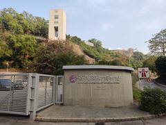 Tung Hei Road in Shau Kei Wan with Hong Kong Museum of Coastal Defence