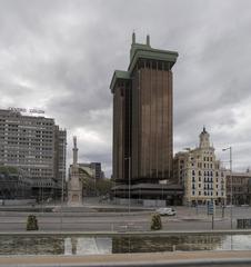 Plaza de Colón in Madrid on 24th March