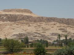 tombs at Theban Necropolis in Egypt