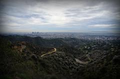 Brush Canyon Trail and Downtown Los Angeles in Griffith Park