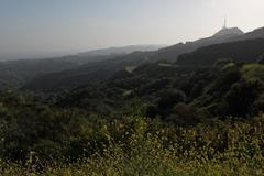 hiking around Bronson Canyon in Griffith Park