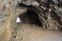 Inside Bronson Cave in Los Angeles