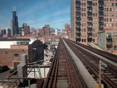 CTA South Side L near 15th and State Streets in Chicago