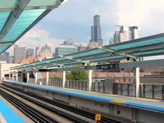 Morgan station on the Chicago 'L'