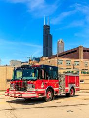 Chicago Fire Department Spartan Gladiator fire truck