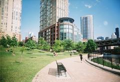 Riverwalk action in Chicago