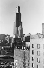 View from Columbia College to Sears Tower, Chicago, October 1978