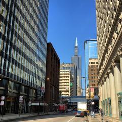 Chicago Illinois Michigan Avenue on a Saturday