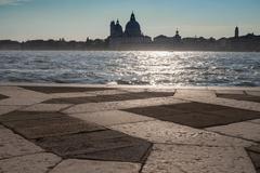 Punta della Dogana viewed from the Island of San Giorgio Maggiore in Venice