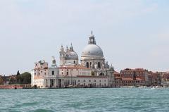 Bacino di San Marco with Punta della Dogana and Santa Maria della Salute Basilica in Venice