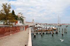 Canal della Giudecca, Zattere quay, Punta della Dogana, and Riva degli Schiavoni in Venice