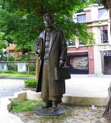 Statue of Chiang Wei-shui in Memorial Park in Taipei