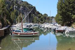 Calanque de Port-Miou in Cassis during the daytime