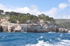 Scenic view of Calanque de Port Miou in Cassis